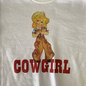 Brandy Melville Cowgirl Crop Top